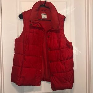 Red Puffer Vest
